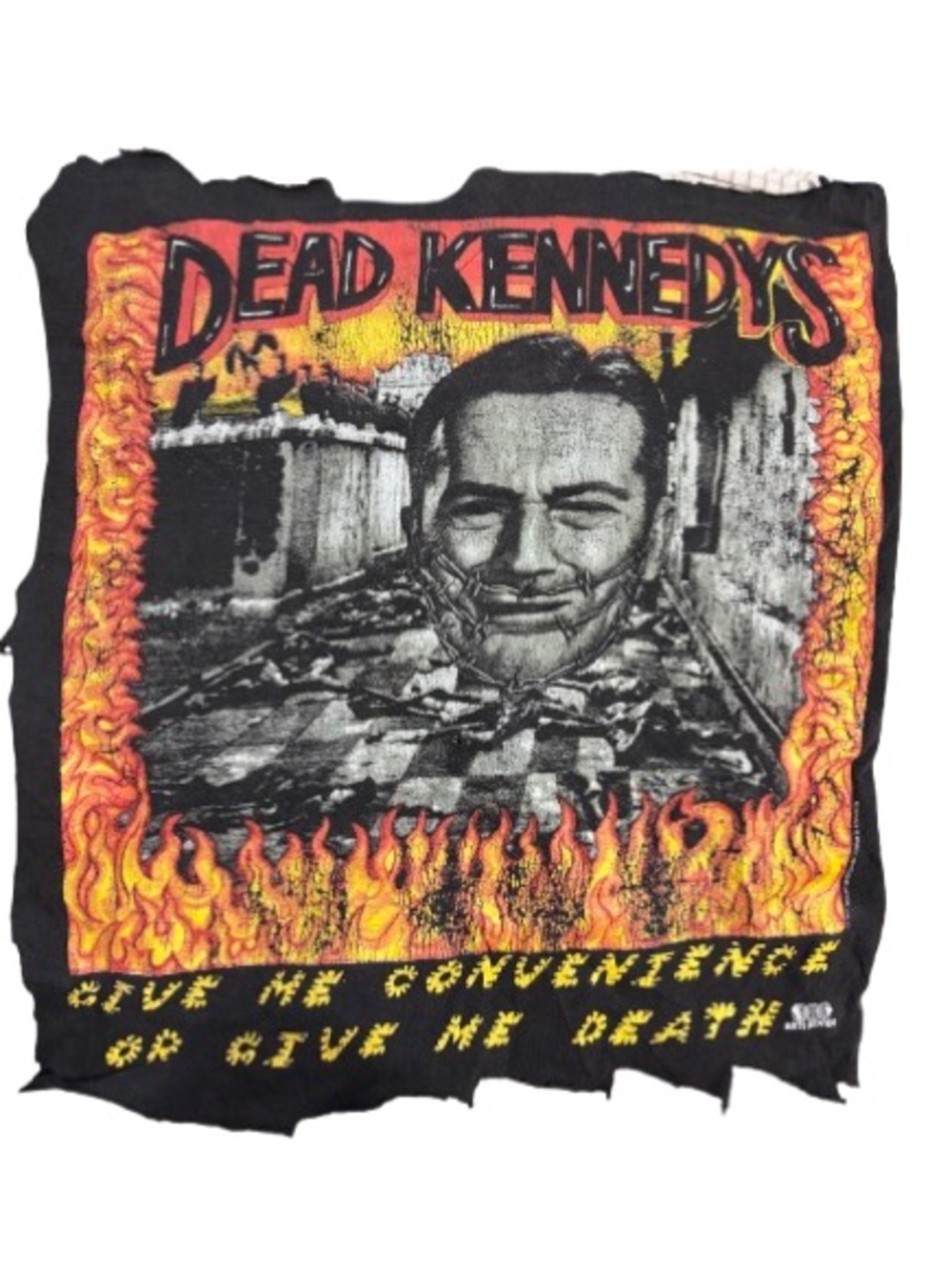 Dead Kennedys “Give Me Convenience or Give Me Death” Large Back Patch 1997